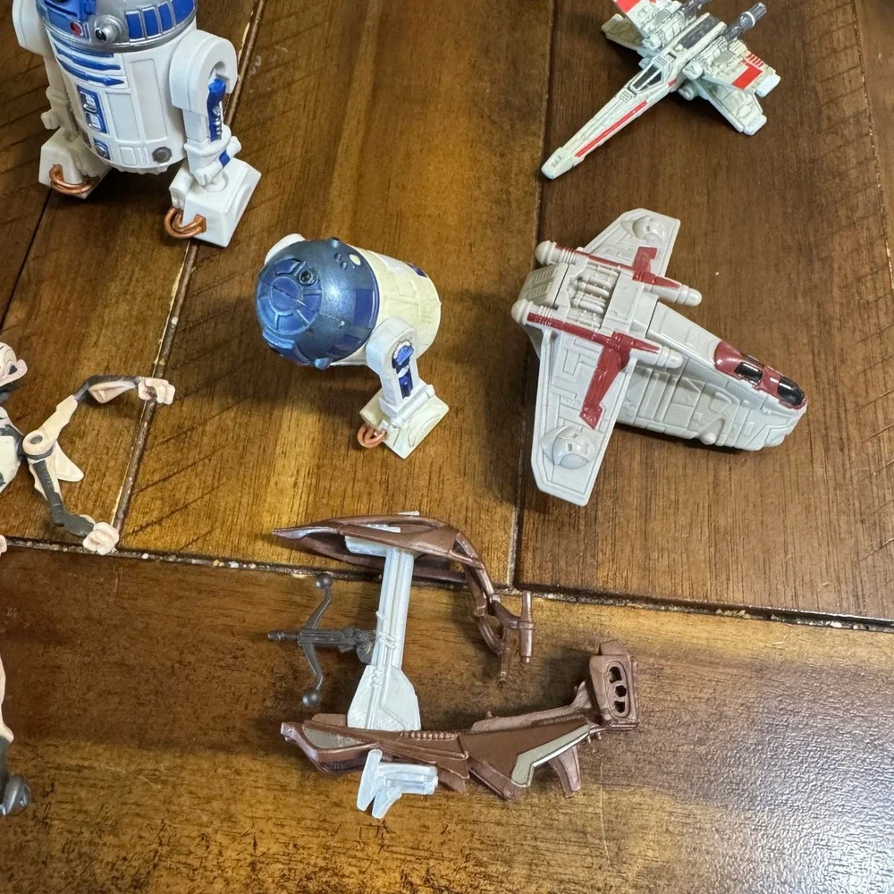 Star Wars Figures Lot The Force Awakens Vehicles Accessories Lunch  Box 28 Piece